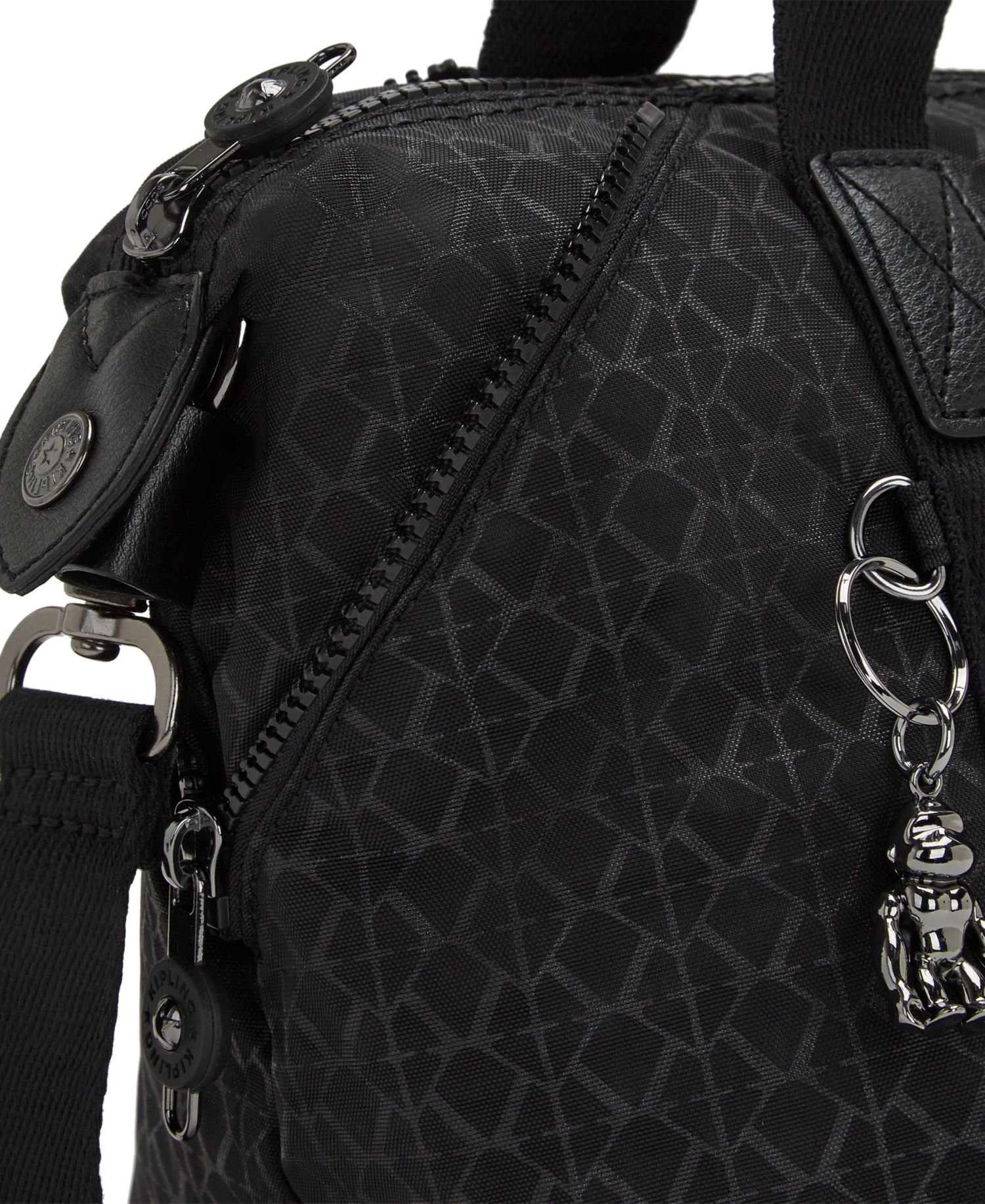 Art Mini Zippered Shoulder Bag