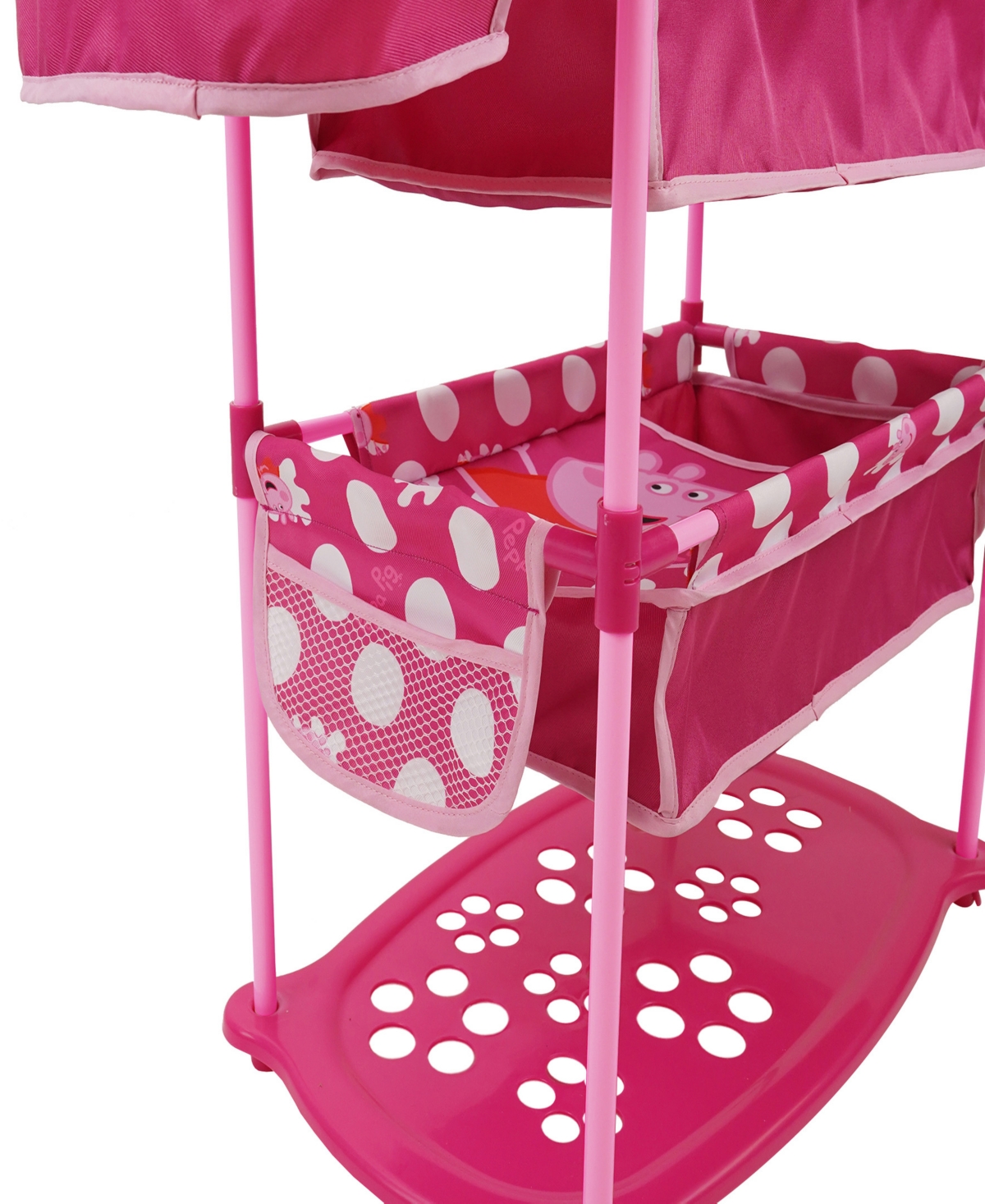 Shop Peppa Pig Doll Twin Pink And White Dots Care Station In Multi