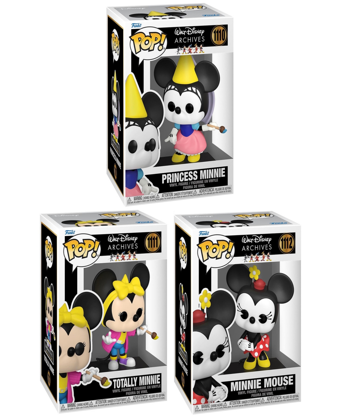 FUNKO POP DISNEY MINNIE MOUSE COLLECTORS SET 