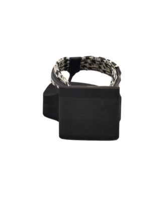 Women's Ediva Wedges with Hardware and Heritage Logo Fabric Sandals 