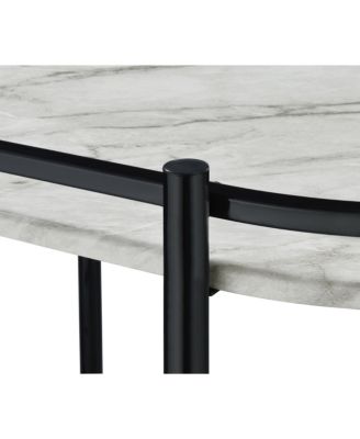 Desiree 32" 3-Bottle Metal Rack Serving Cart with Casters