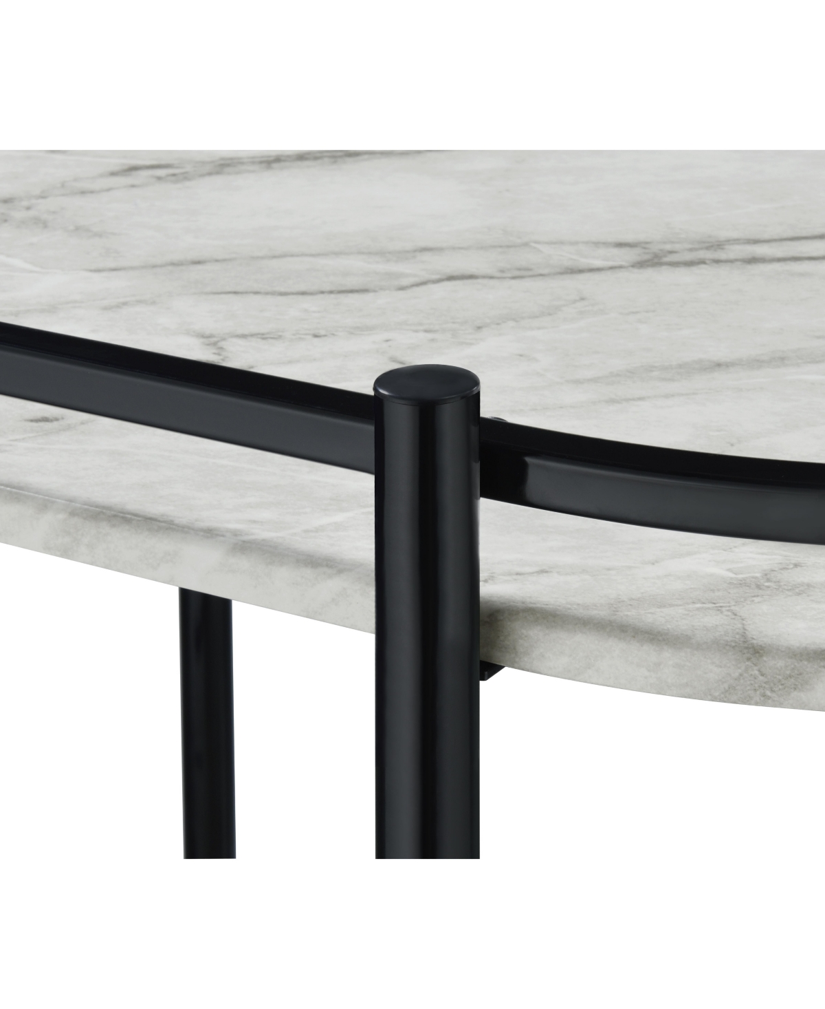 Coaster Home Furnishings Desiree 3-Bottle Metal Rack Serving Cart with Casters - Black