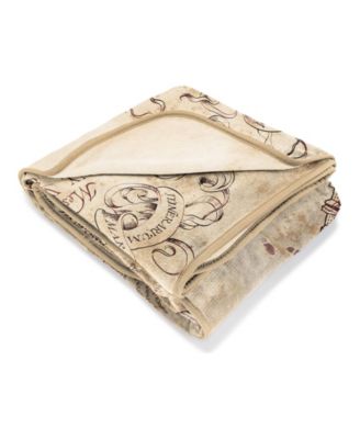 Marauders Map Silk Touch Throw, 70" x 50"