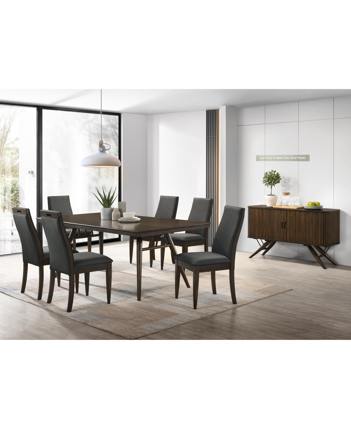 Coaster Home Furnishings Wes 2-Piece Asian Hardwood Upholstered Side Chair Set - Gray