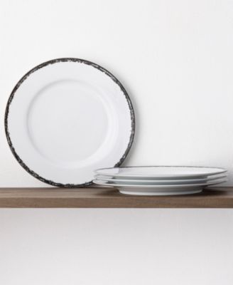 Rill Set of 4 Dinner Plates, Service for 4