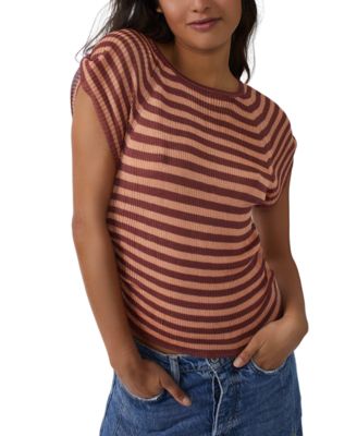 Free People - Women's Slinky Ribbed Baby T-Shirt