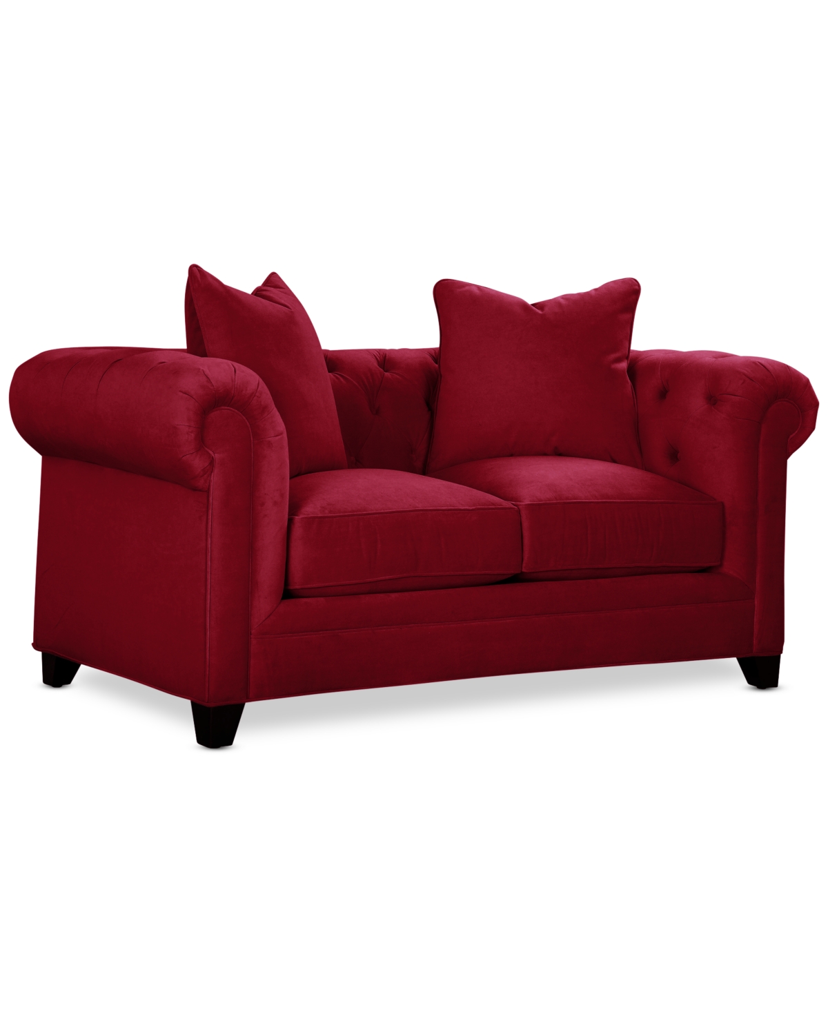Furniture Closeout! Kallison 68" Fabric Loveseat, Created For Macy's In Pinot