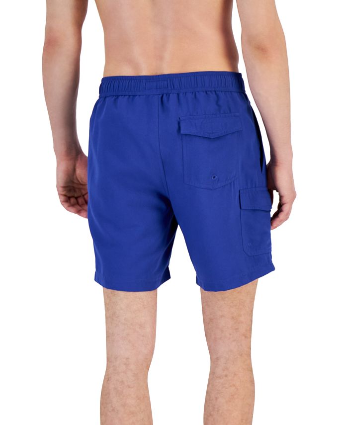 Club Room Men's Solid QuickDry 7" EBoard Shorts, Created for Macy's