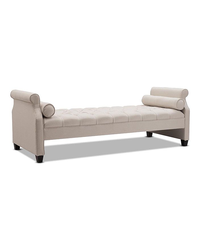 Jennifer Taylor Home Eliza Roll Arm Day Bed with Bolster Pillows Macy's