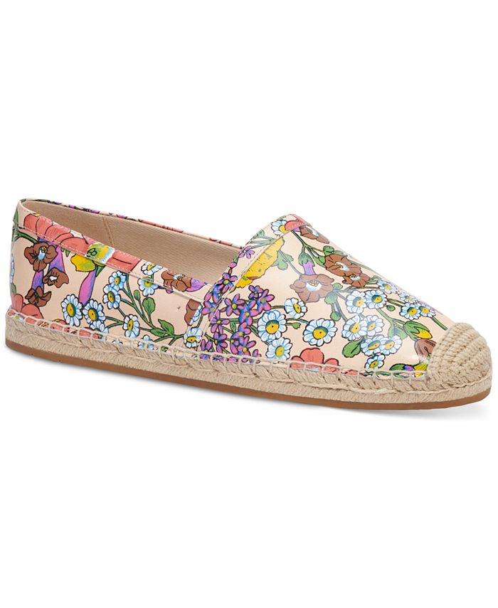 COACH Women's Collins Logo Mothers Day Slip-On Espadrille Flats - Macy's