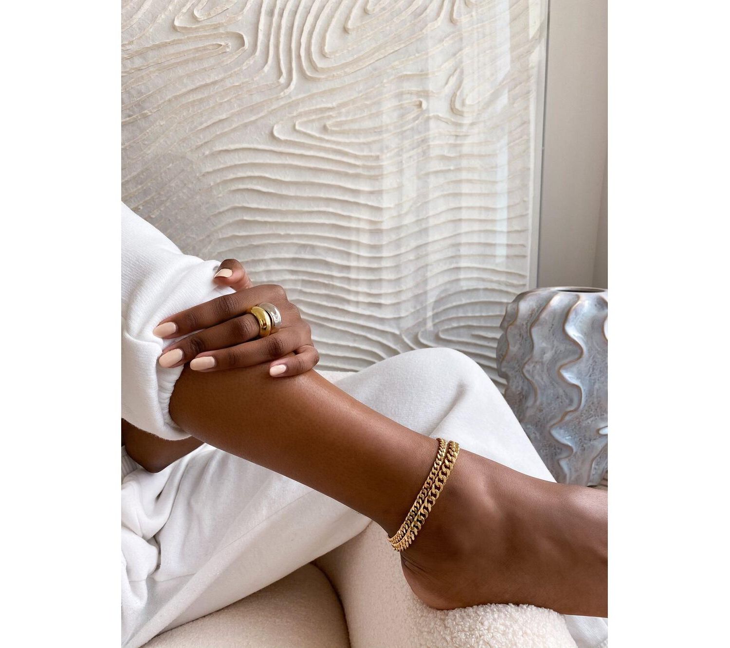 Cuban Link Collection Anklet