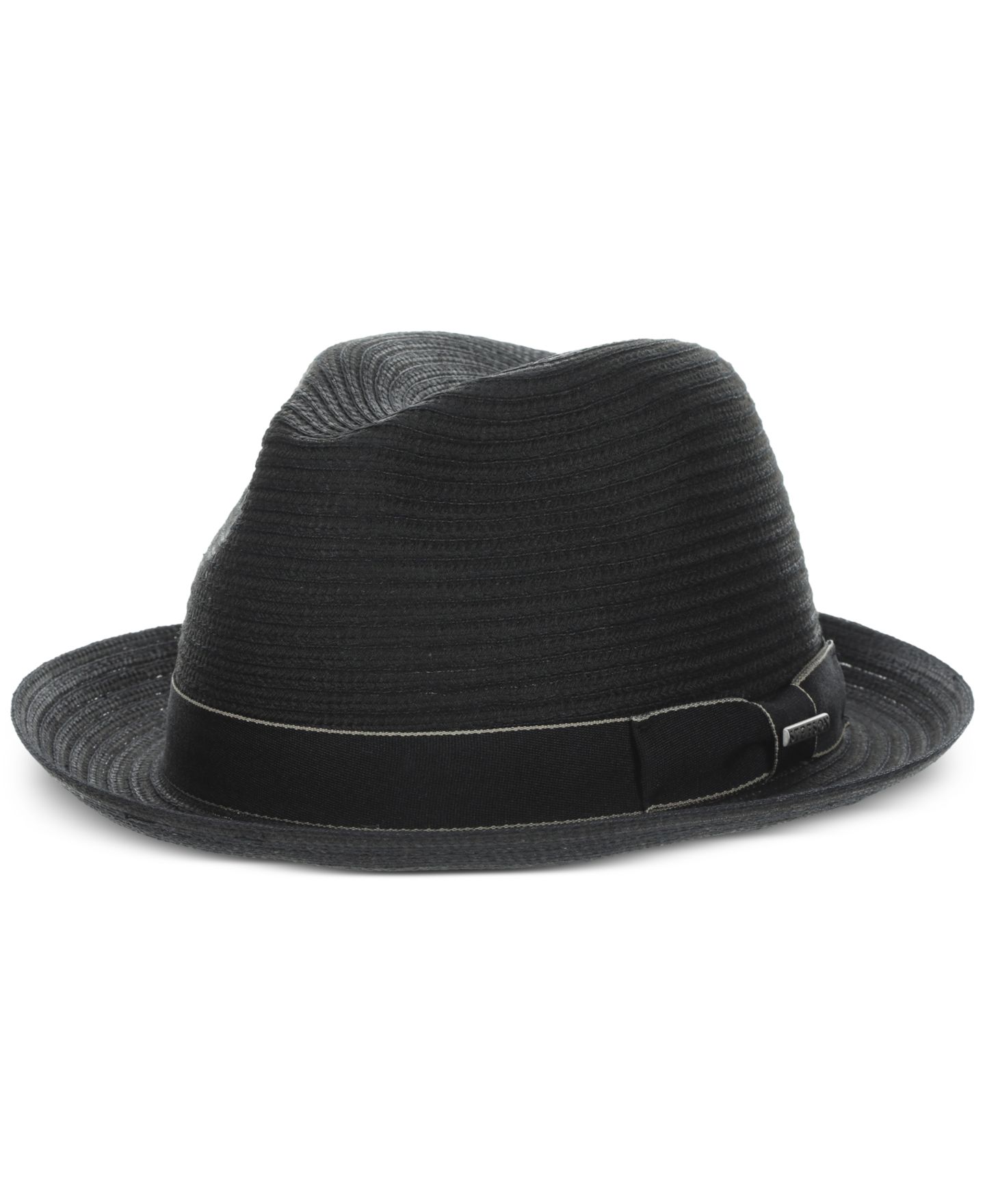 Мужской головной убор Scala Dorfman Pacific Braided Fedora Hat, цвет: Чёрный — фото 2
