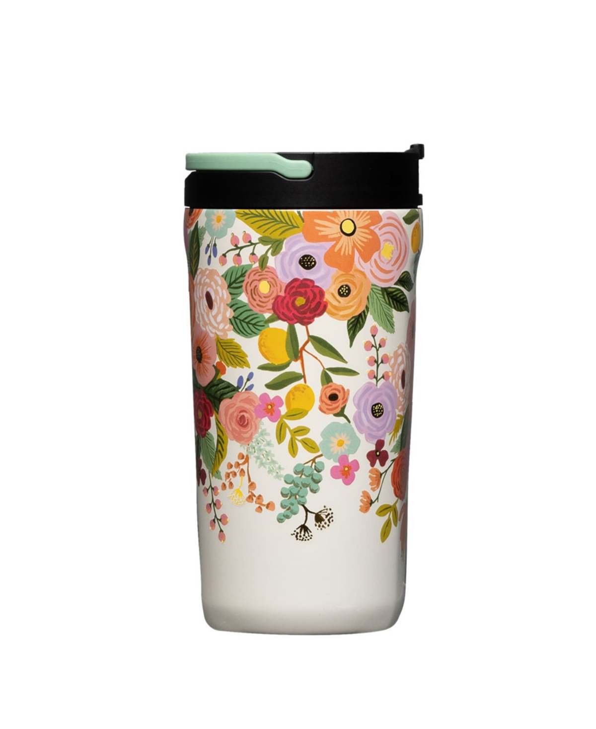 Corkcicle 12 oz Paper Kids Cup Garden Party In Cream