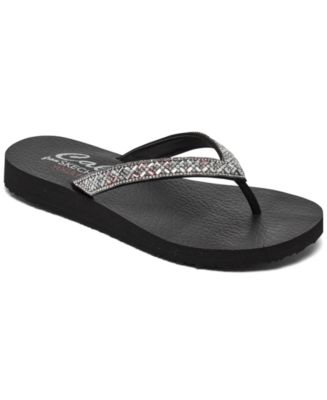 Skechers 119136 Black Yoga Foam Slip On Thong Flip Flop Sandals Choose  Sz/Color