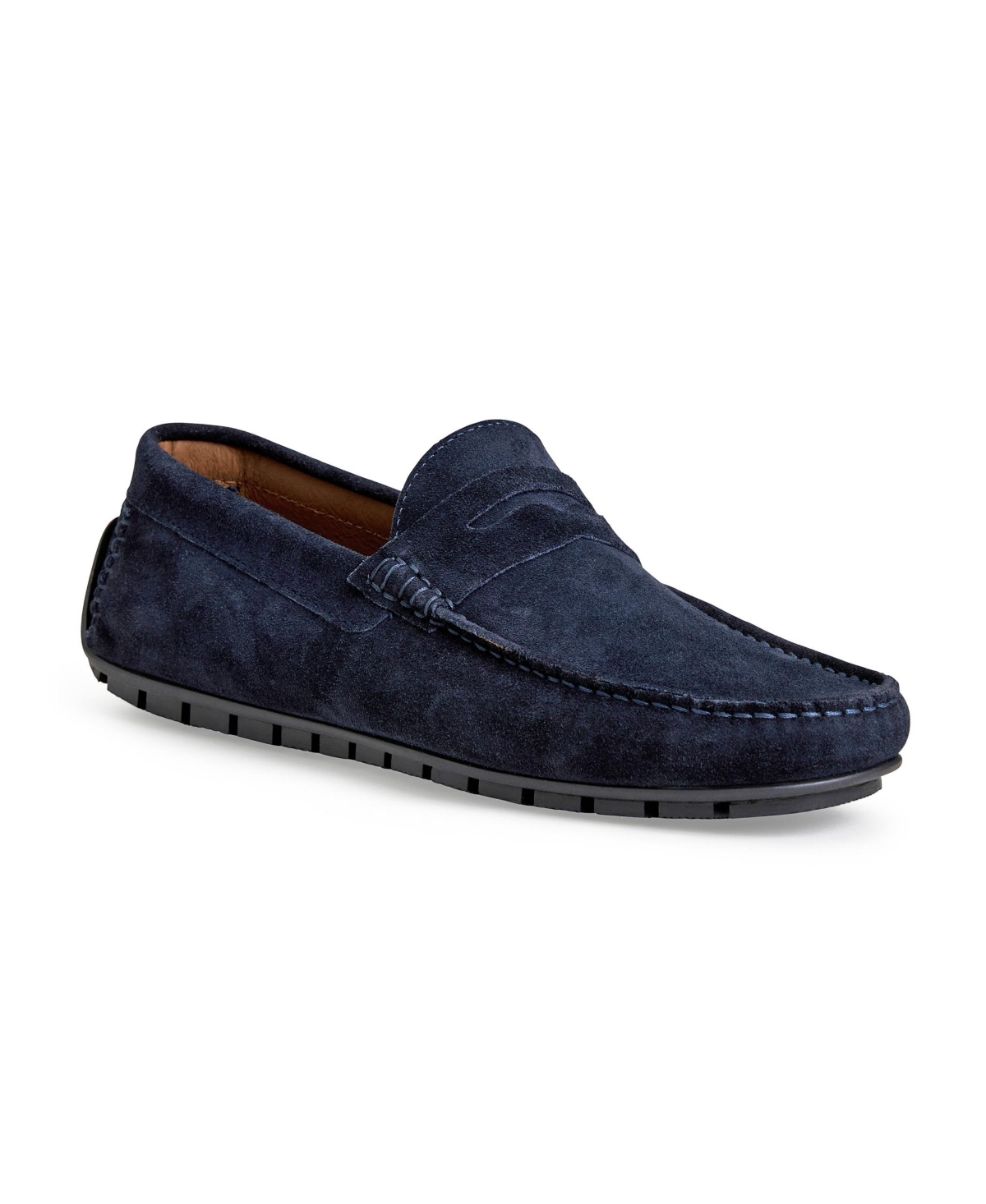 Bruno Magli Xane Moccasin In Navy Suede