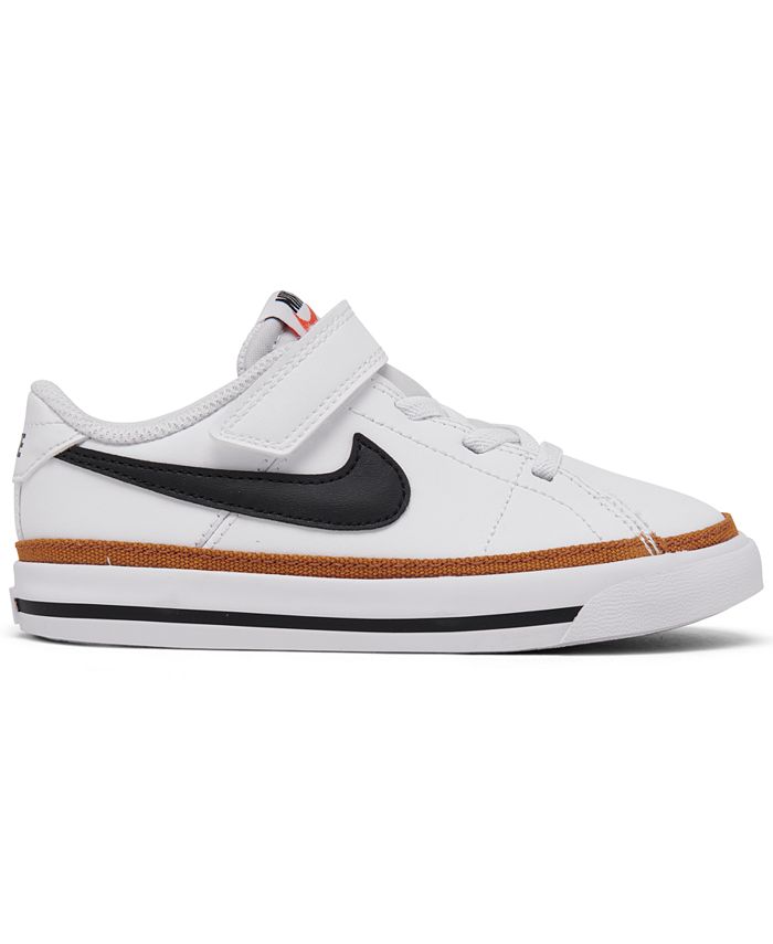 Nike Toddler Kids Court Legacy Adjustable Strap Closure Casual Sneakers ...