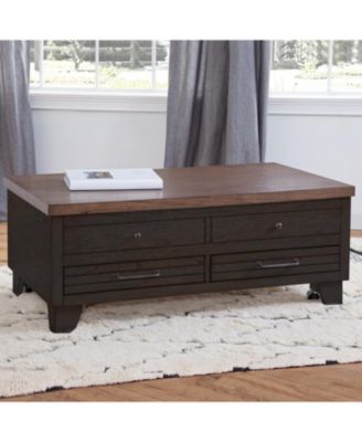 Steve Silver Bear Creek 46" Lift-Top Cocktail Table with Casters