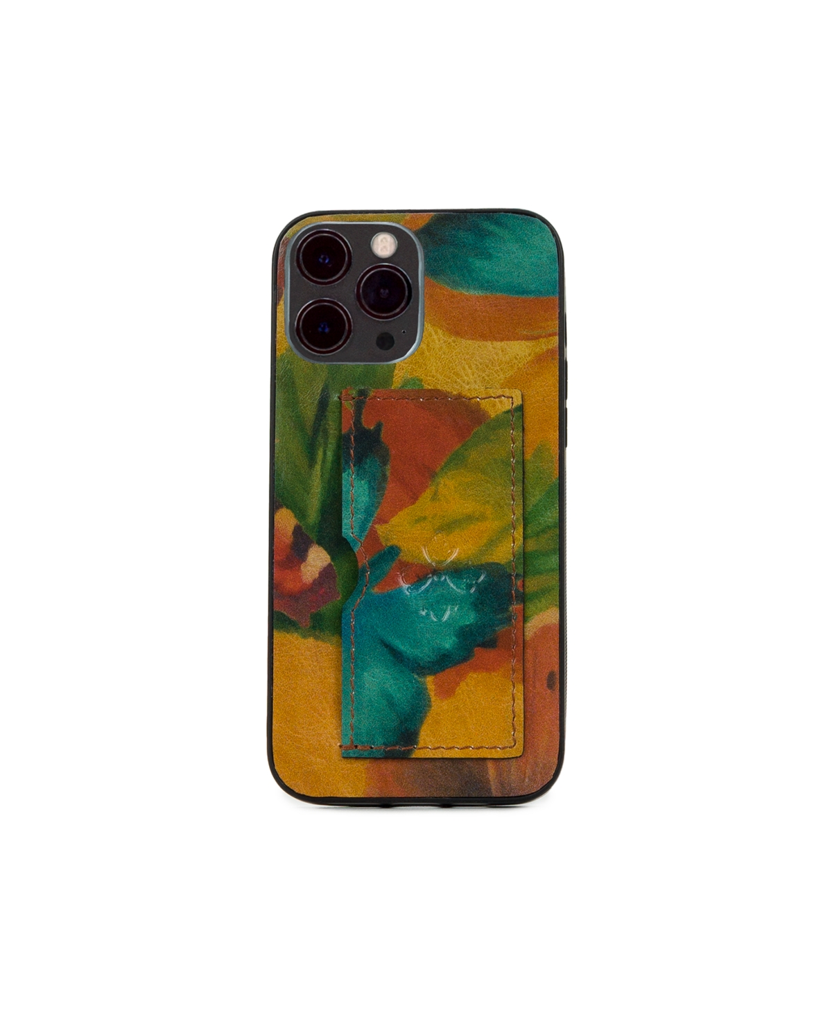 Patricia Nash Vedetta Leather Iphone 13 Pro Max Case In Watercolor Butterfly