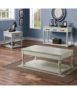 Steve Silver Hemingway 24" Wooden Farmhouse End Table