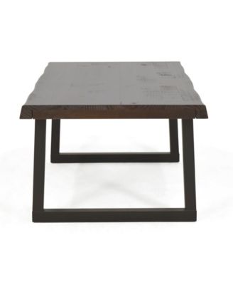 CLOSEOUT Steve Silver Jennings 48" Solid Wood Live Edge Cocktail Table