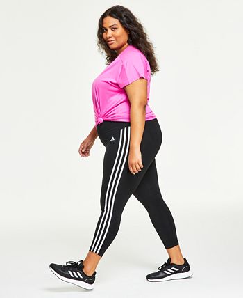 Women's Believe This 3-Stripes 7/8 Tight (Plus Size), adidas