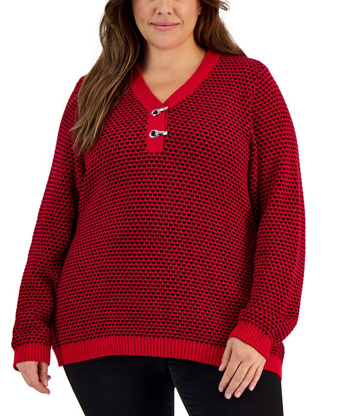 macy's karen scott plus size sweaters online sales,Up To OFF60 %