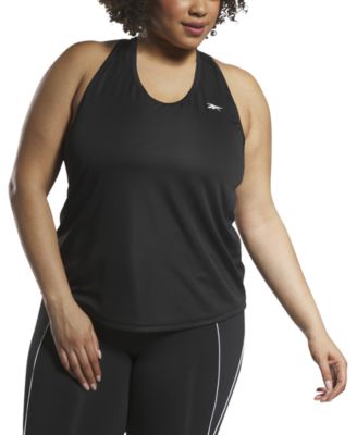 Reebok - Plus Size Identity Training Mesh Sleeveless Tank Top