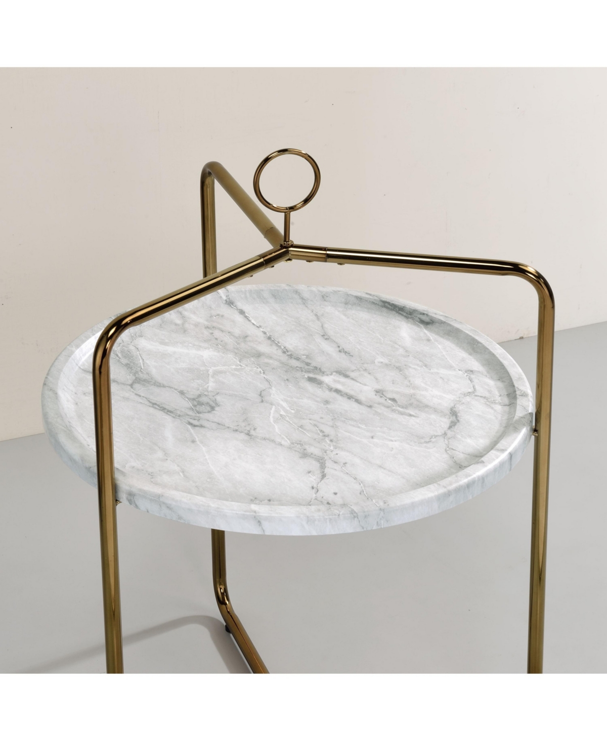 Steve Silver Miro Laminate Metal Side Table