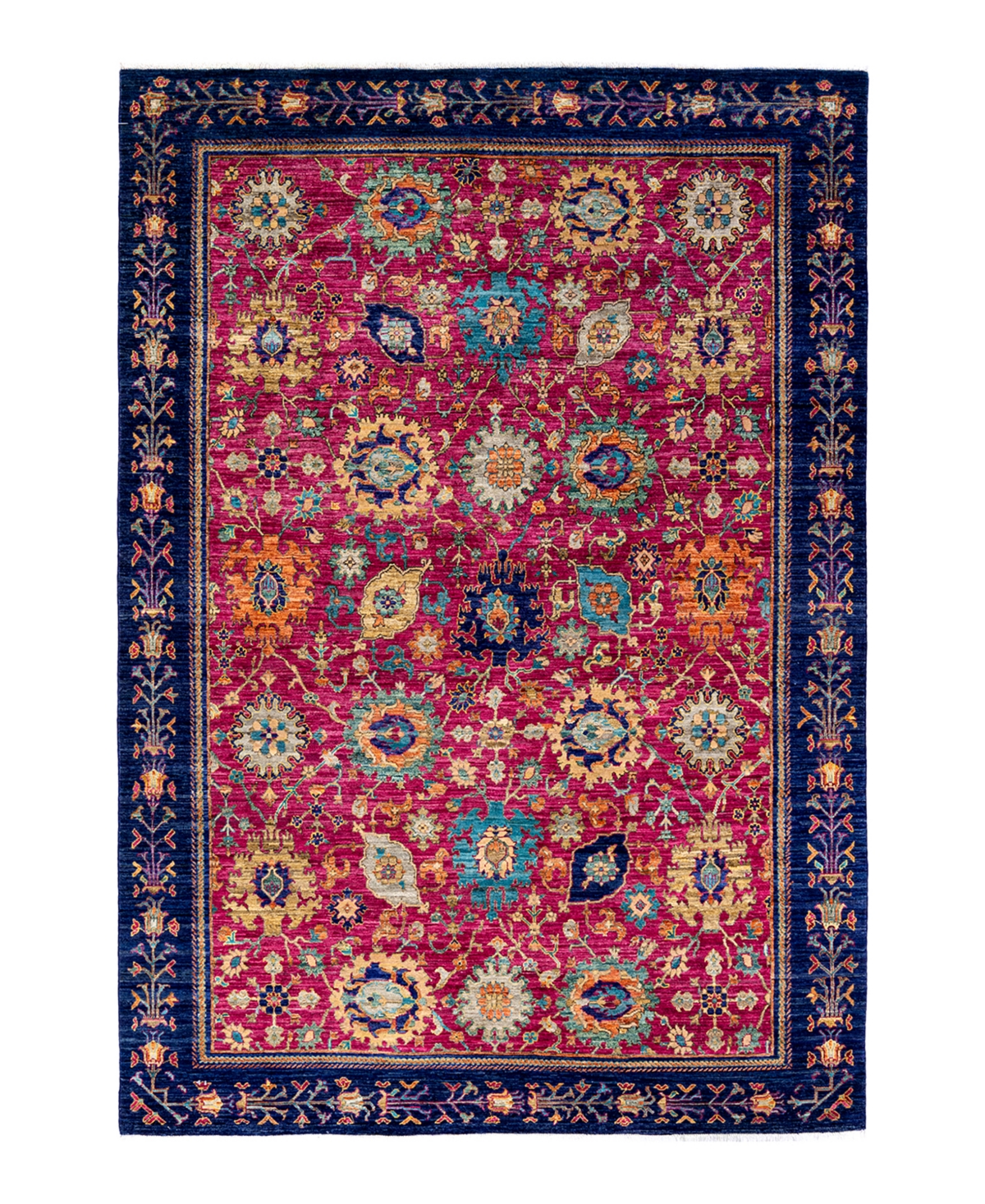 Adorn Hand Woven Rugs Serapi M1982 3' x 4'6in Area Rug - Orange