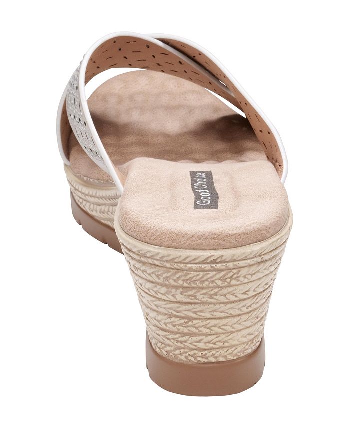 GC Shoes Women's Malia Embellished Wedge Sandals - Macy's