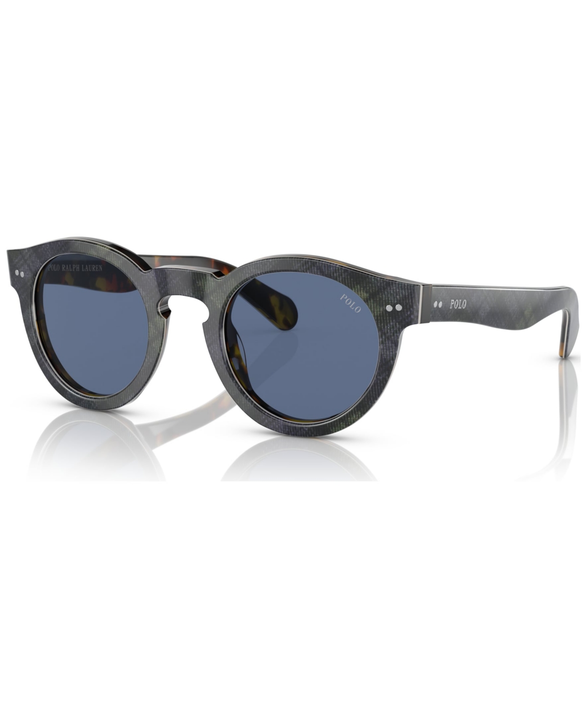 Polo Ralph Lauren Men's Sunglasses, Ph416546-x 46 In Shiny Black Watch On H. Jerry