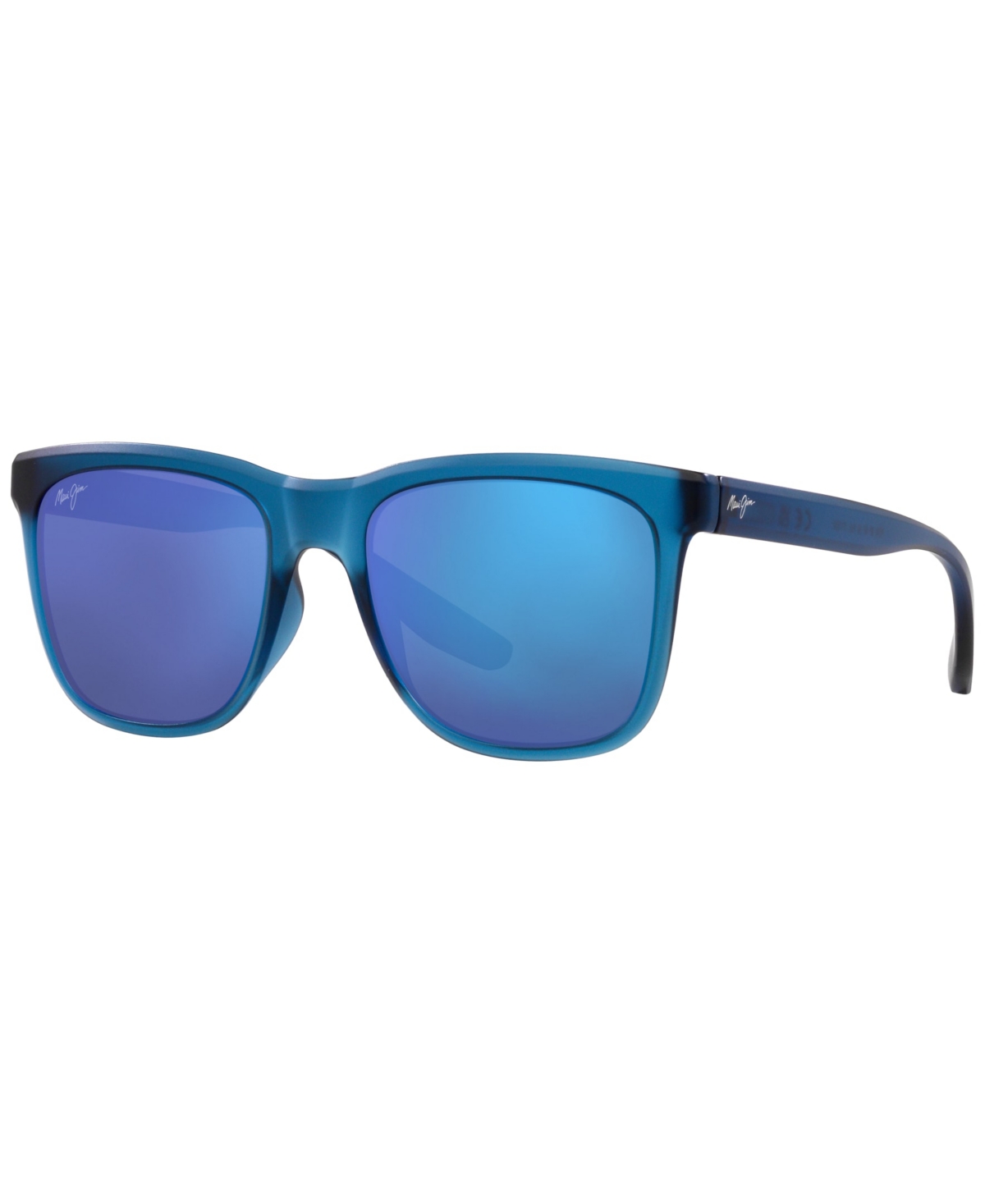 Maui Jim Unisex Polarized Sunglasses, Mj00069155-z 55 In Blue Matte