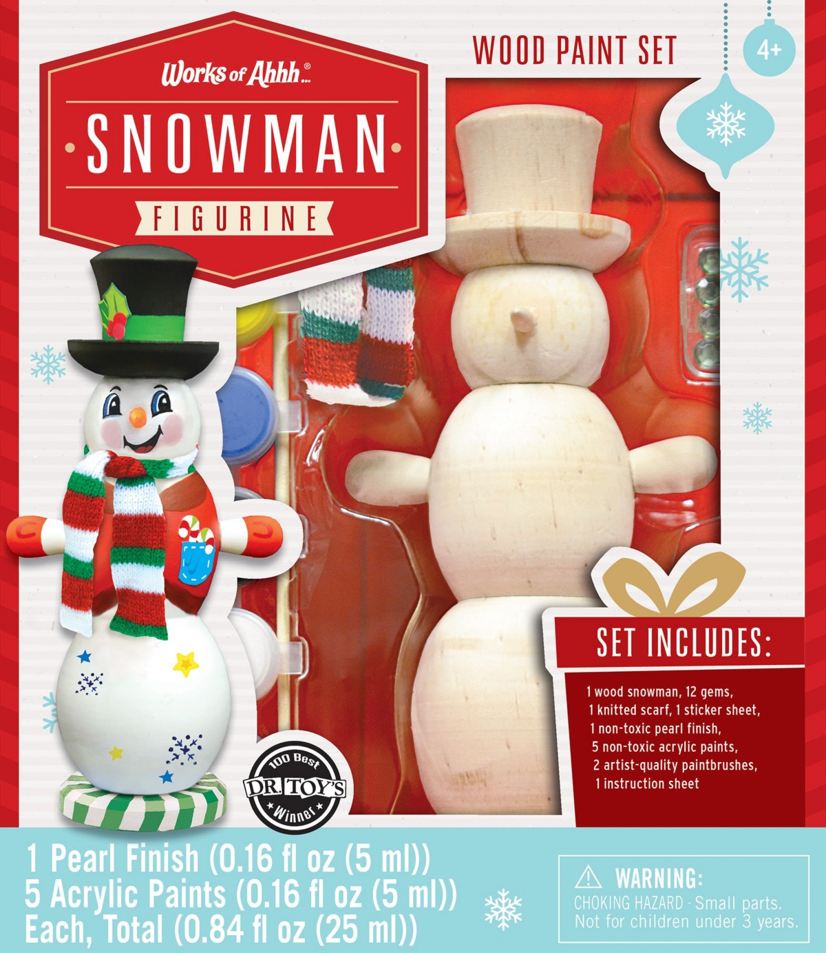 Works of Ahhh…. Holiday Craft Kits - Snowman Craft Kit