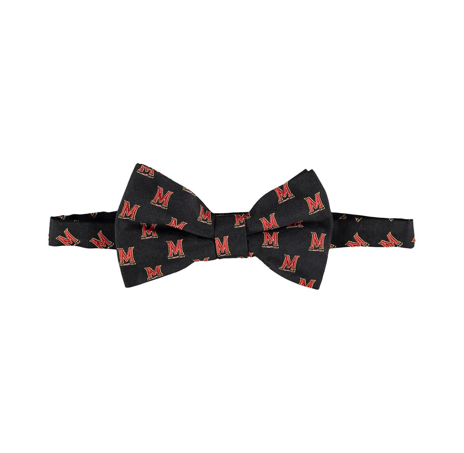 Men's Black Maryland Terrapins Repeat Bow Tie