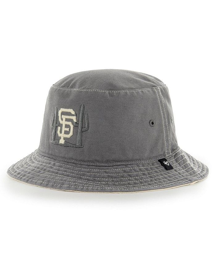 47 Brand Men's Charcoal San Francisco Giants Trailhead Bucket Hat - Macy's