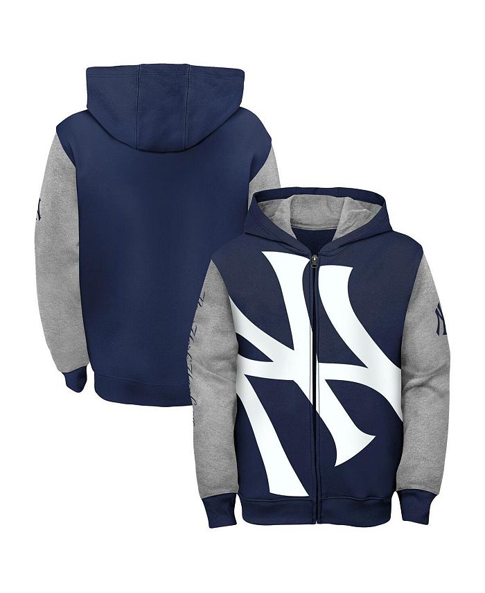 Outerstuff Toddler Boys and Girls Navy New York Yankees Poster Board  Full-Zip Hoodie