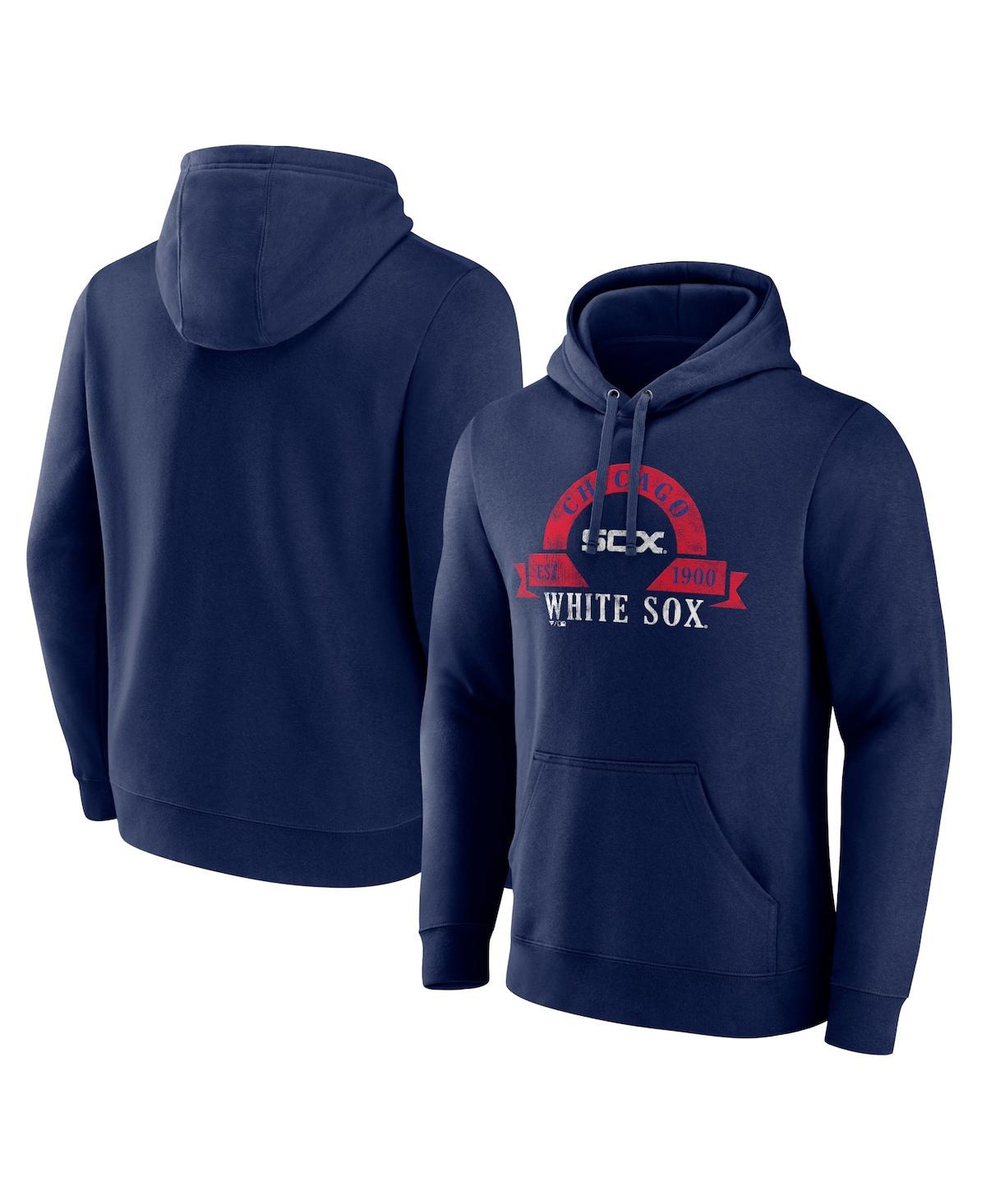 Shop Fanatics Men's  Navy Chicago White Sox Big And Tall Utility Pullover Hoodie