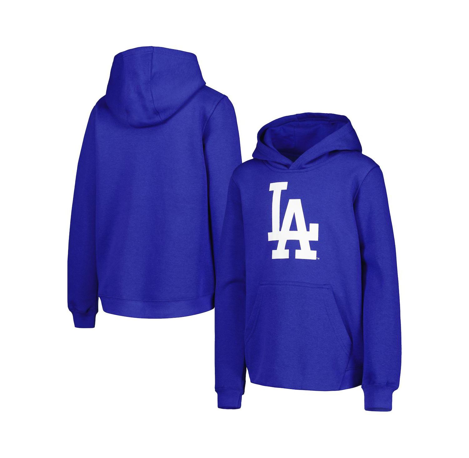 Толстовка-пуловер с логотипом основной команды Royal Los Angeles Dodgers для больших мальчиков и девочек