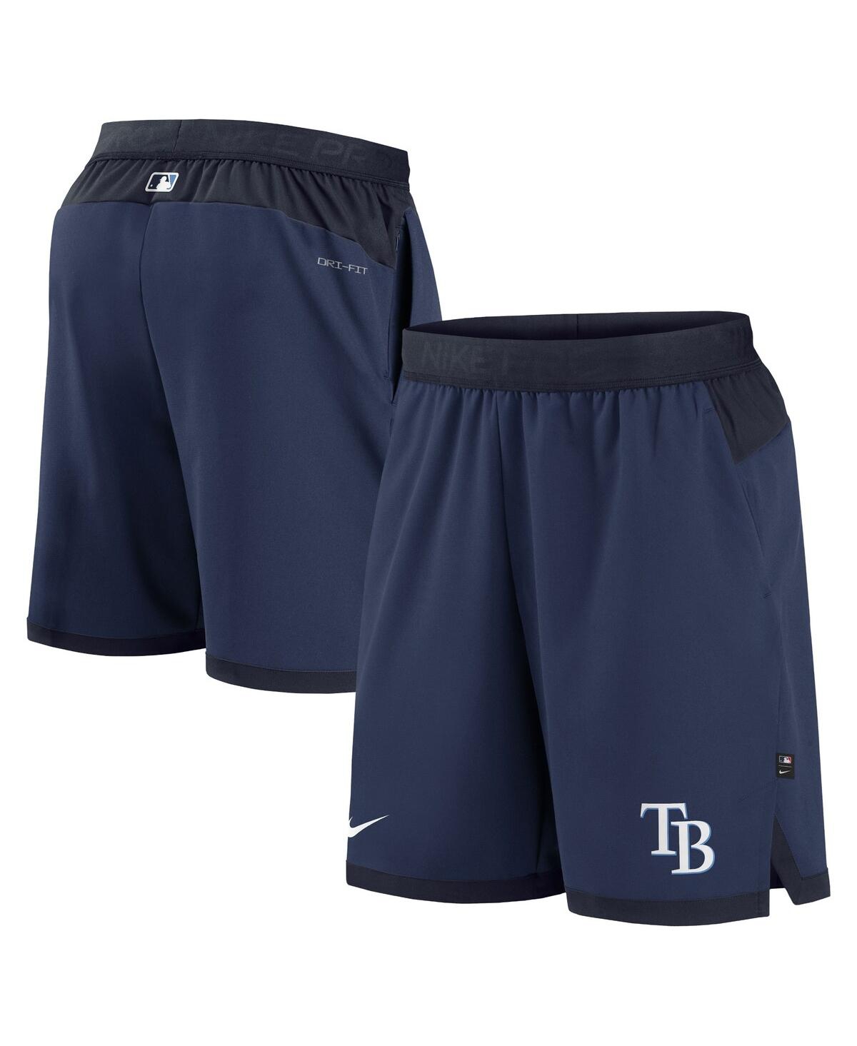 Men's NikeTampa Bay Rays Authentic Collection Flex Vent Performance Shorts - Navy