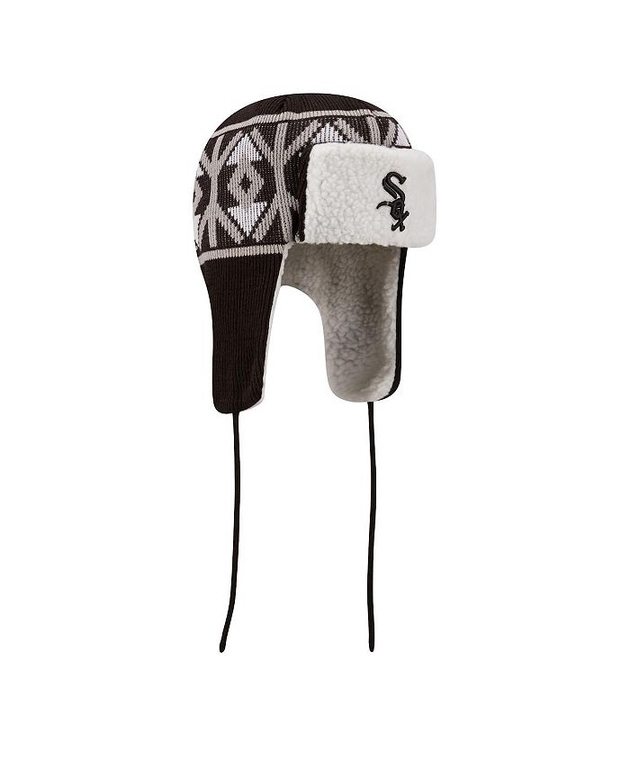 New Era Men's Black Chicago White Sox Knit Trapper Hat Macy's