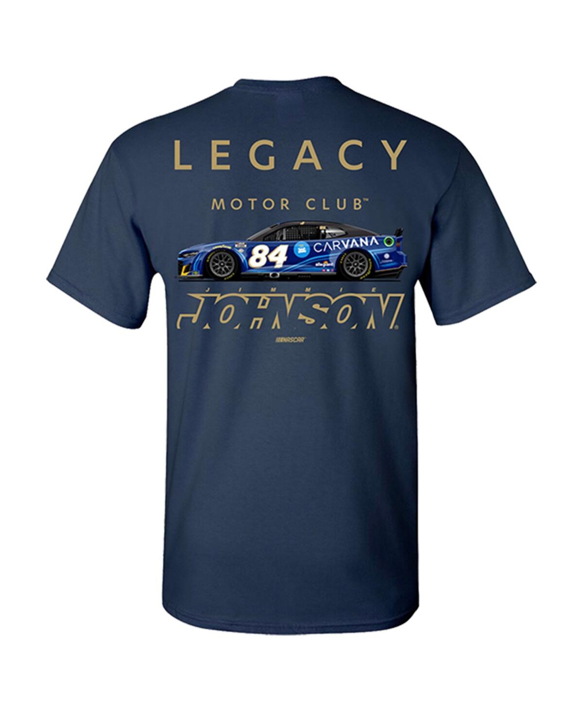 Shop Legacy Motor Club Team Collection Men's  Navy Jimmie Johnson 2023 #84 Carvana T-shirt