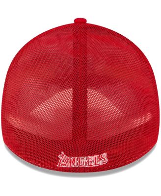 Men's Red, White Los Angeles Angels 2023 On-Field Batting Practice 39THIRTY Flex Hat