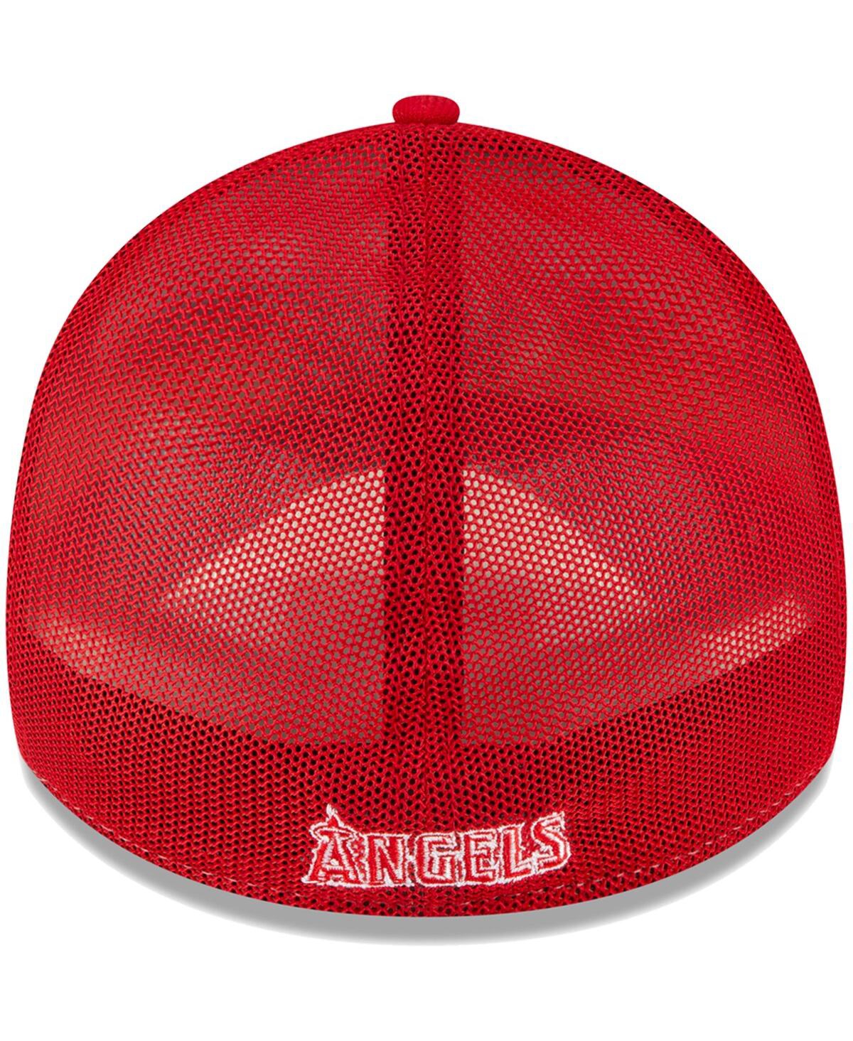 Shop New Era Men's  Red, White Los Angeles Angels 2023 On-field Batting Practice 39thirty Flex Hat In Red,white