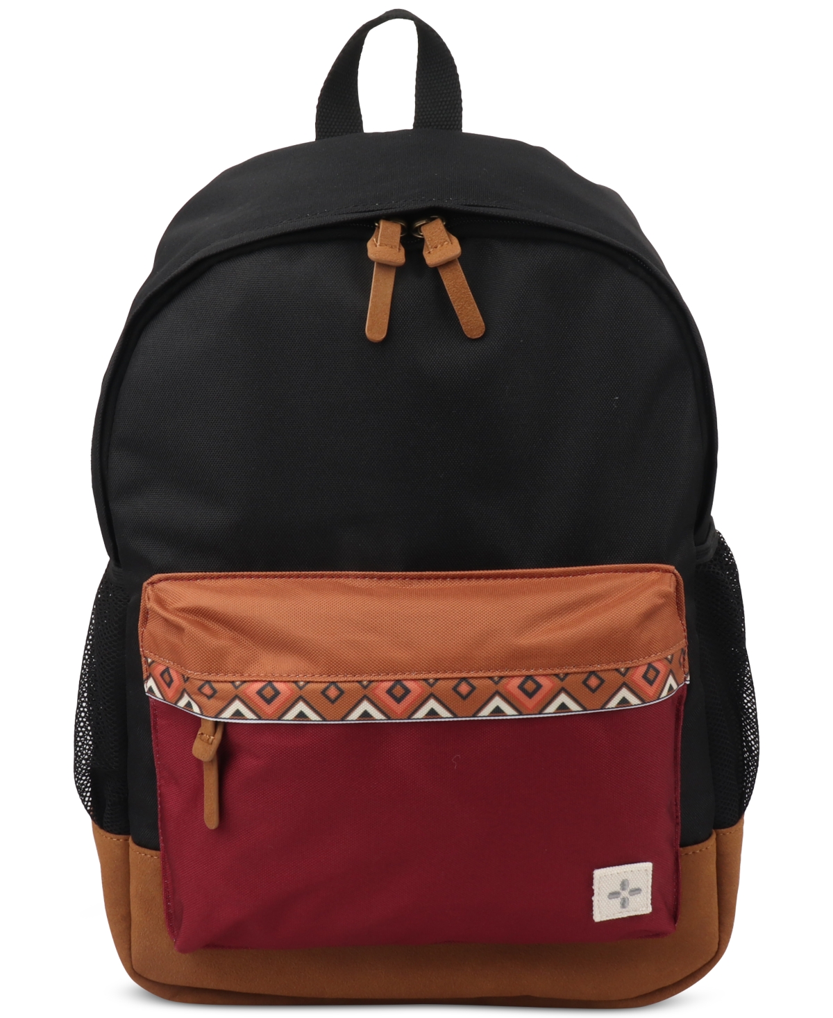 Sun + Stone Men's Geo Backpack, Created For Macy's In Black