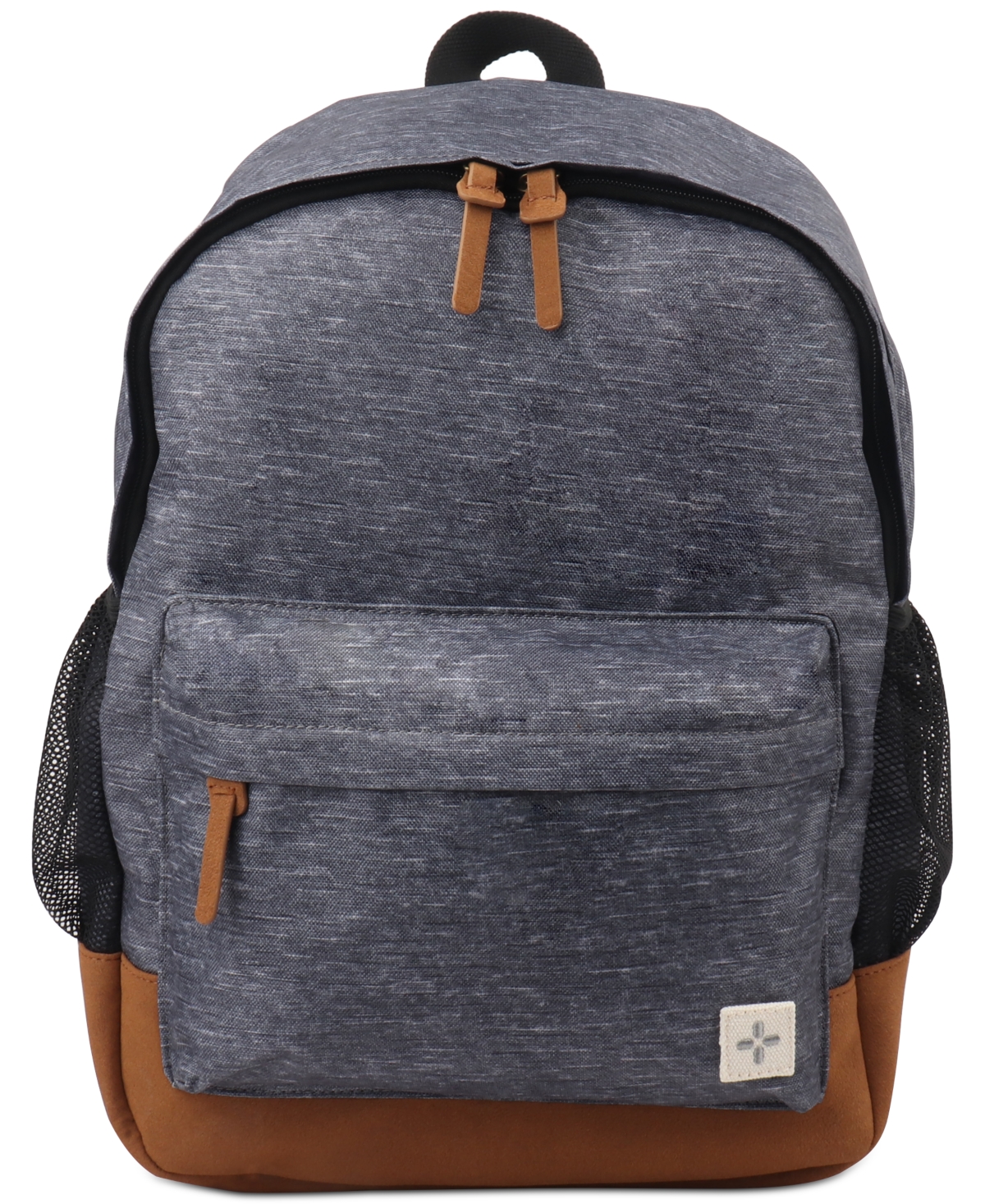 Sun + Stone Men's Riley Heathered Backpack, Created For Macy's In Grey Hthr