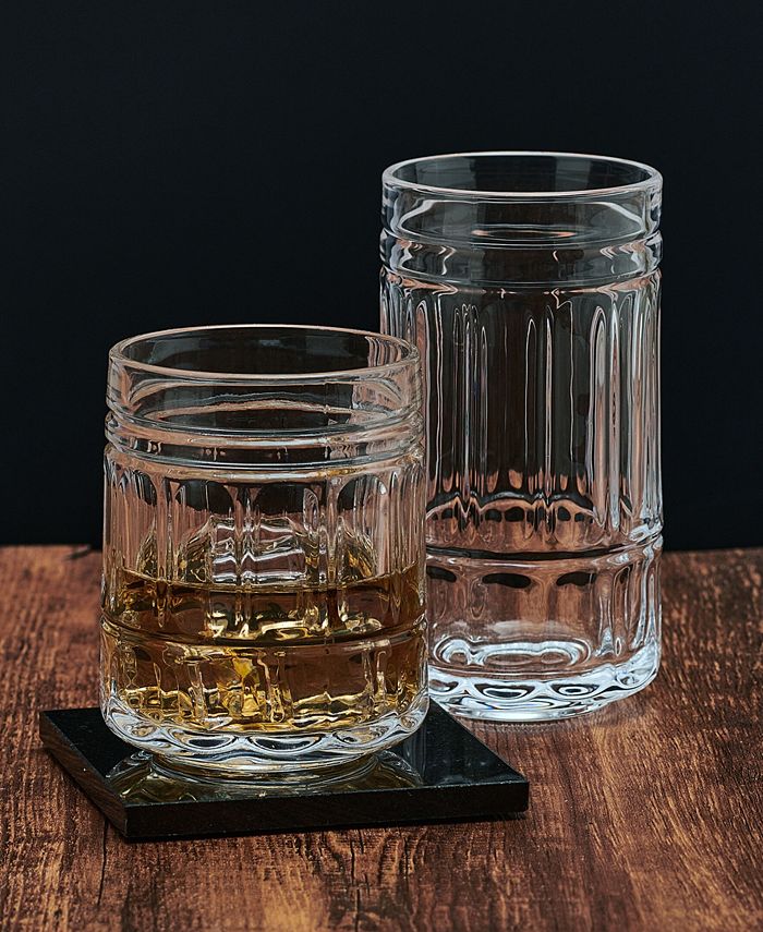 Mikasa Lawrence 12 Ounce Highball Drinking Glass 4Piece Set Macy's