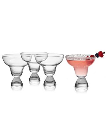 Mikasa Party 10 Ounce Stemless Martini Glass 4-Piece Set - Macy's