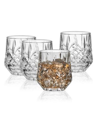 Wesley Double Old Fashioned Glasses, Set of 4