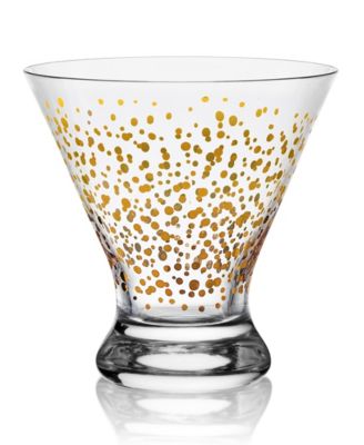 Party Stemless Martini Glasses, Set of 4