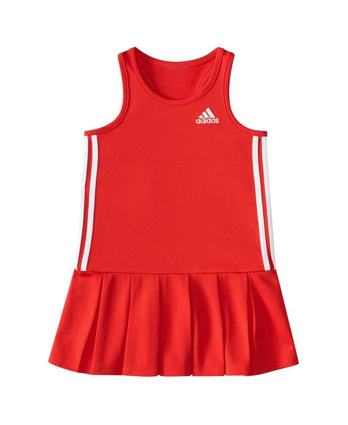 Airco Interactie bende adidas Baby Girls Sleeveless Tennis Dress With Pleated Skirt - Macy's